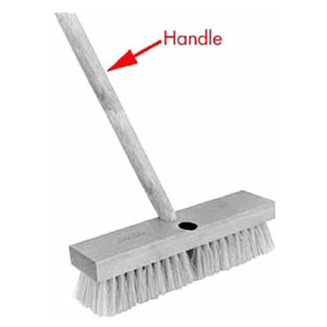 Carlisle Foodservice 4026100 Tapered Wood Handle 54 In L X 1 1/8 In D
