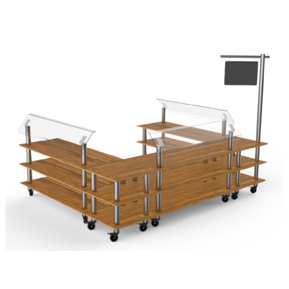 Steelite MGCMLB18BSXW - Deli Station, 130.0" X 100.0" X 94.0", Modular