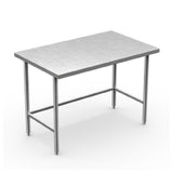 Winholt DTR-3060-14 Work Table 60"W X 30"D X 34"H 14/304 Stainless Steel Top