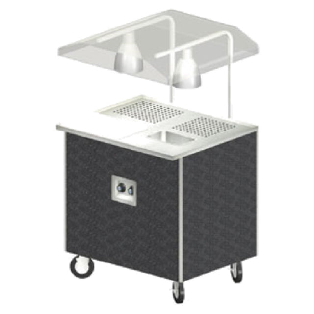 Duke HB2BC_7008-43 Heritage® Buffet Carving Station Unit Mobile 32"W X 27-3/4"D X 36"H