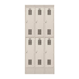 Winholt WL-6-ST Locker Double Tier 3 Columns