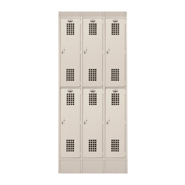 Winholt WL-6-ST Locker Double Tier 3 Columns