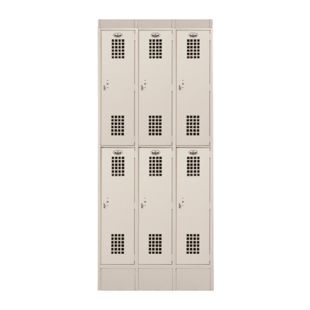 Winholt WL-6-ST Locker Double Tier 3 Columns