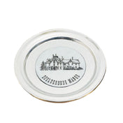 Bon Chef 1096SMOKEGRA Show Plate 11" Narrow Rim With Center Tile