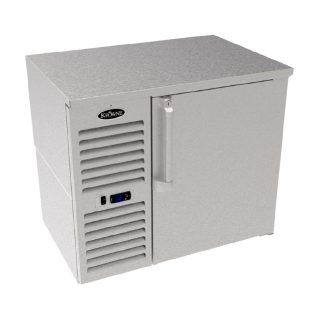 Krowne LS36 Low-Profile Refrigerated Back Bar Storage Cabinet One-section 36"W X 24"D