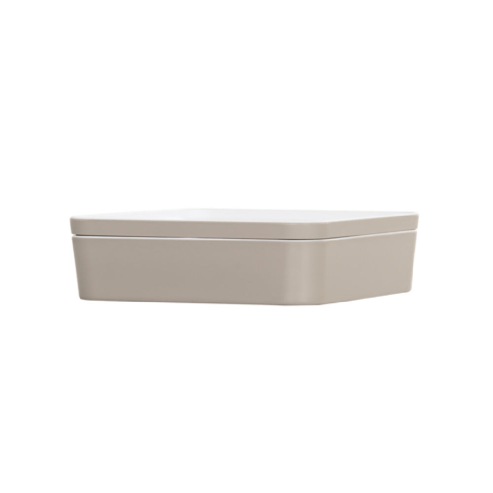 Cal-Mil 24131-10-102 Bento Box 10.5"W X 10.5"D X 3"H Square