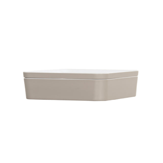 Cal-Mil 24131-10-102 Bento Box 10.5"W X 10.5"D X 3"H Square