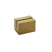 American Metalcraft GCHL1 Card Holder Aluminum Gold