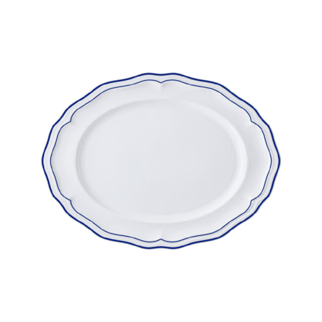 Steelite 62579FP818 Oval Platter 9.0" X 6.75" X 0.875" Adelina