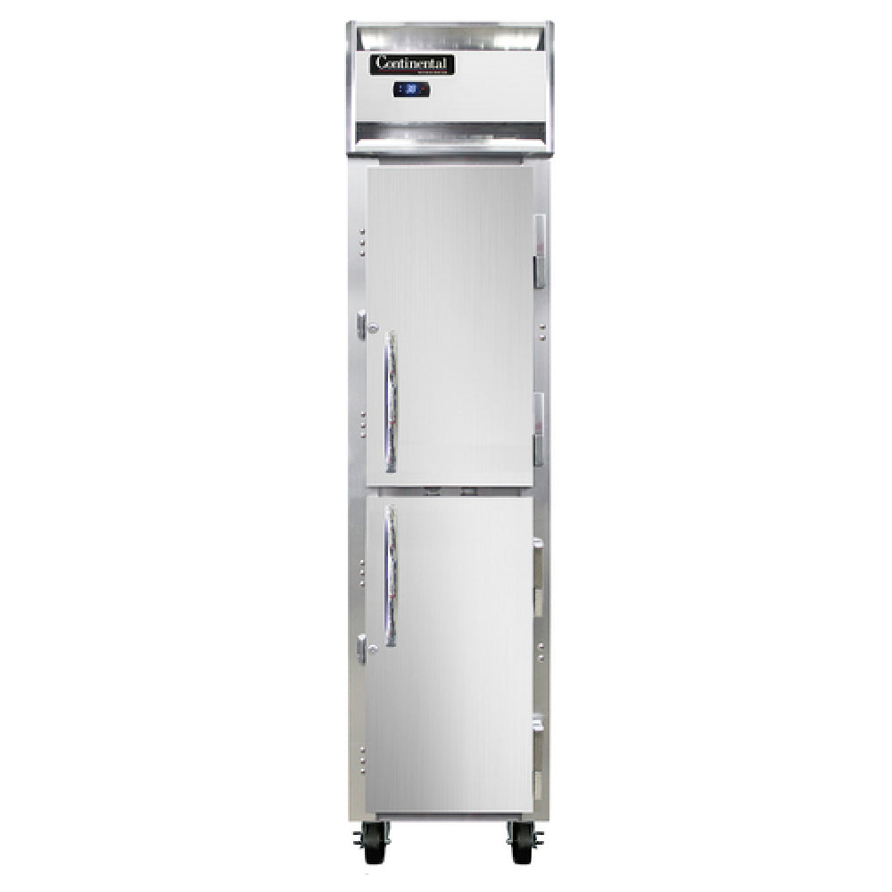 Continental Refrigerator 1RSESNSSHD Slim Line Refrigerator Reach-in 17-3/4"W