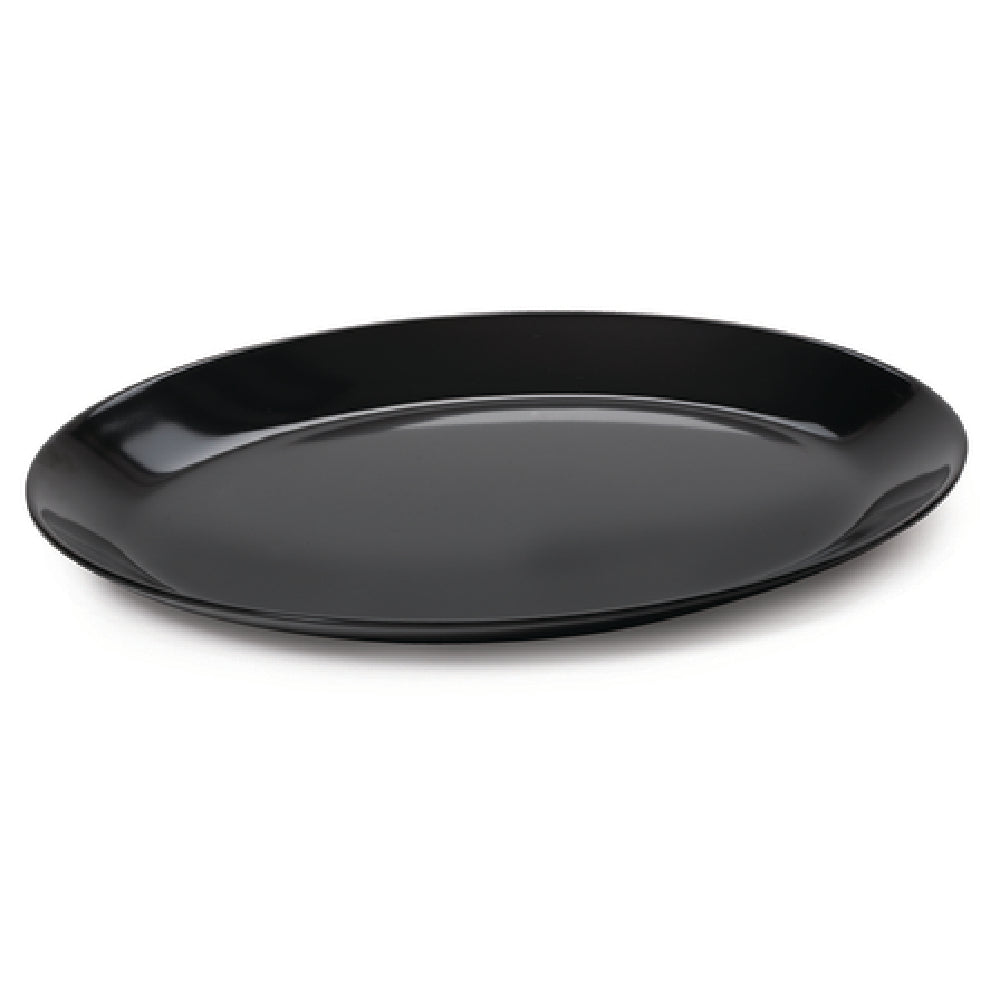 GET Enterprises OP-1300-BK Settlement™ Dinner/Appetizer Plate 12"L X 9-1/2"W Oval