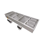 Hatco B-HWBI-4M BUNDLE: DROP-IN SNEEZE GUARD AND HEAT LAMP. Drop-In Modular/Ganged Heated Well