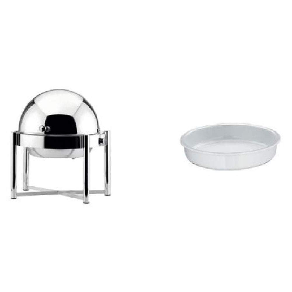 BauscherHepp 12.4093.1300 Excellent Chafing Dish Kit Round Roll Top