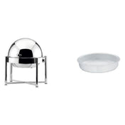 BauscherHepp 12.4093.1300 Excellent Chafing Dish Kit Round Roll Top