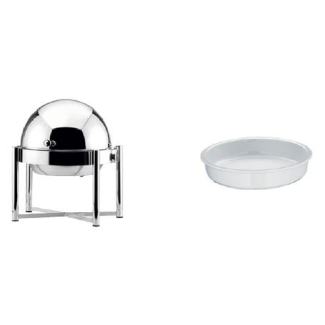 BauscherHepp 12.4093.1300 Excellent Chafing Dish Kit Round Roll Top