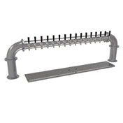 Glastender PP-16-SS Pipe Pass-Thru Draft Dispensing Tower Countertop (16) Stainless Steel Faucets (handles Not Included)