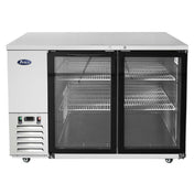 Atosa MBB59GGR Atosa Back Bar Cooler Two-section 57-4/5"W X 28-1/10"D X 40-1/8"H