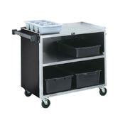 Vollrath 97182 Bussing Cart 500 Lb. Capacity Extra Heavy Duty Paneled On Three Sides