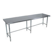 BK Resources VTTOB-1884 Work Table 84"W X 18"D 18/304 Stainless Steel Top