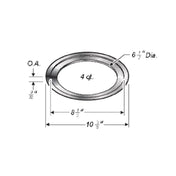Wells 20177 Adapter Top Converts 7 Qt. Round Warmer To Hold 4 Qt. Inset