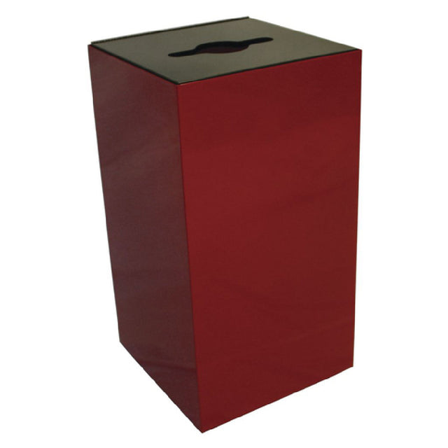 Hubert 83421 - Recycling Squared™ Container, 28 Gallon, 15" X 15" X 28"H