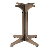 Grosfillex 55631181 Alpha Pedestal Base Small For 24" X 24"