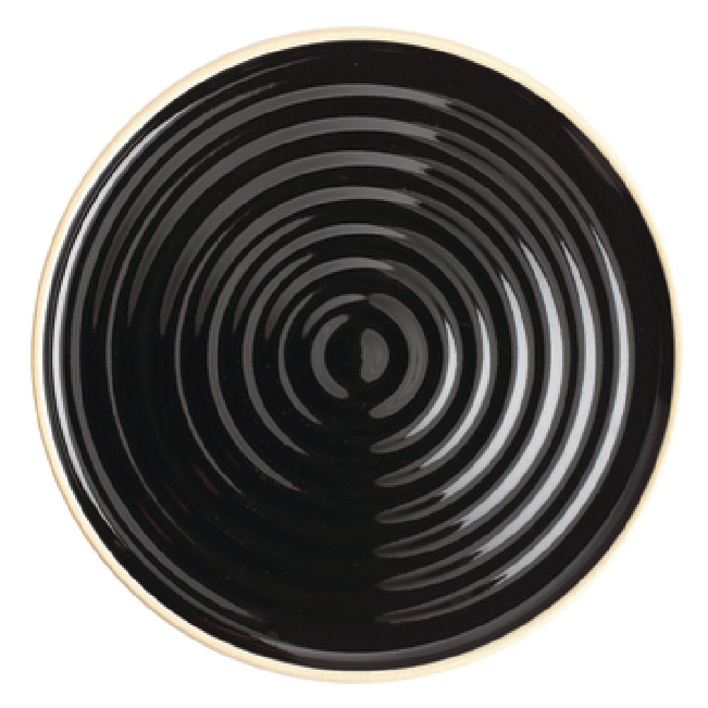 Arc Cardinal FK843 Chef & Sommelier Geode Black Plate (D:10.75'') Stoneware