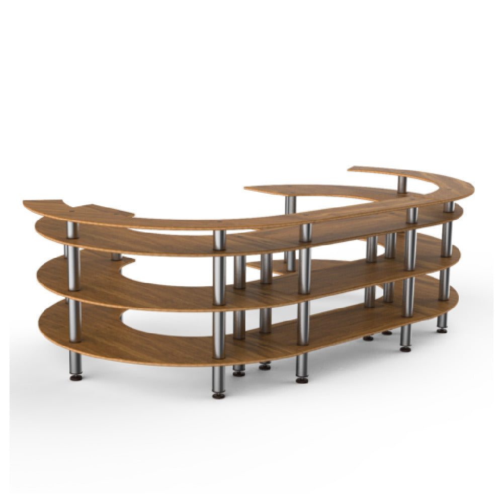 Steelite MGCMSA01BSXF - Open C Serving Station, 134.625" X 84.0" X 41.0", Modular