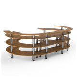 Steelite MGCMSA01BSXF - Open C Serving Station, 134.625" X 84.0" X 41.0", Modular