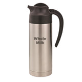 Service Ideas S2SN100WHOLEET Service Ideas SteelVac® Creamer Vacuum Insulated