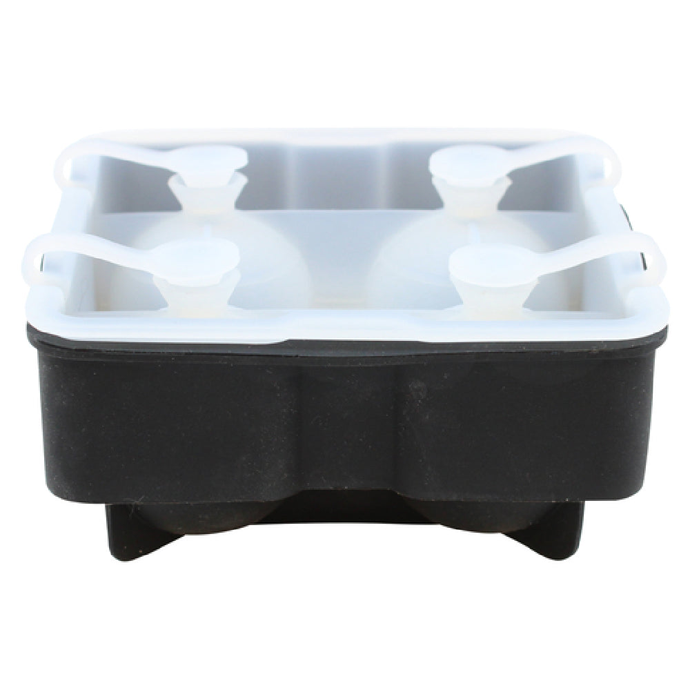 TableCraft Products BSRT2 - Cash & Carry Ice Tray, Makes (4) 1-3/4" Spheres, Dishwasher Safe