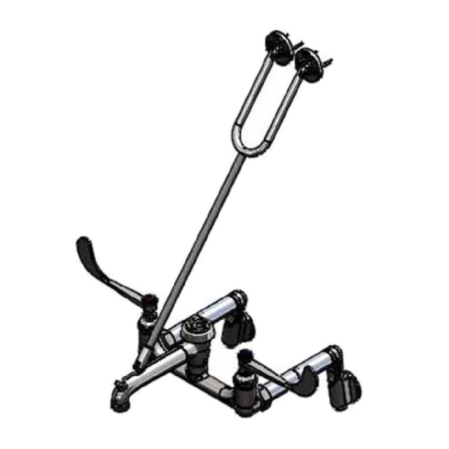 T&S Brass B-0655-04 Service Sink Faucet 8" Centers Vacuum Breaker