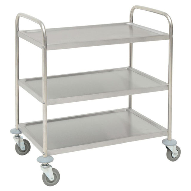Hubert 74052 - Trolley Cart, 3-shelf, 31-9/10" X 17-9/10" X 33-5/8"H