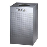 Rubbermaid FGSC18EPLSM Silhouette Indoor Receptacle 20 Gallon 19" X 19" X 32"H