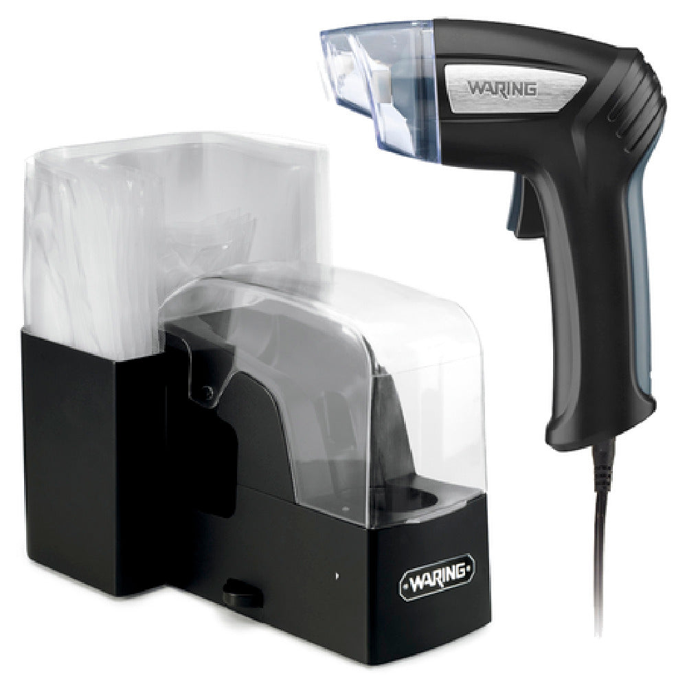 Waring WVS50 Vacuum Sealing System Pistol Style Handheld Enclosed Storage