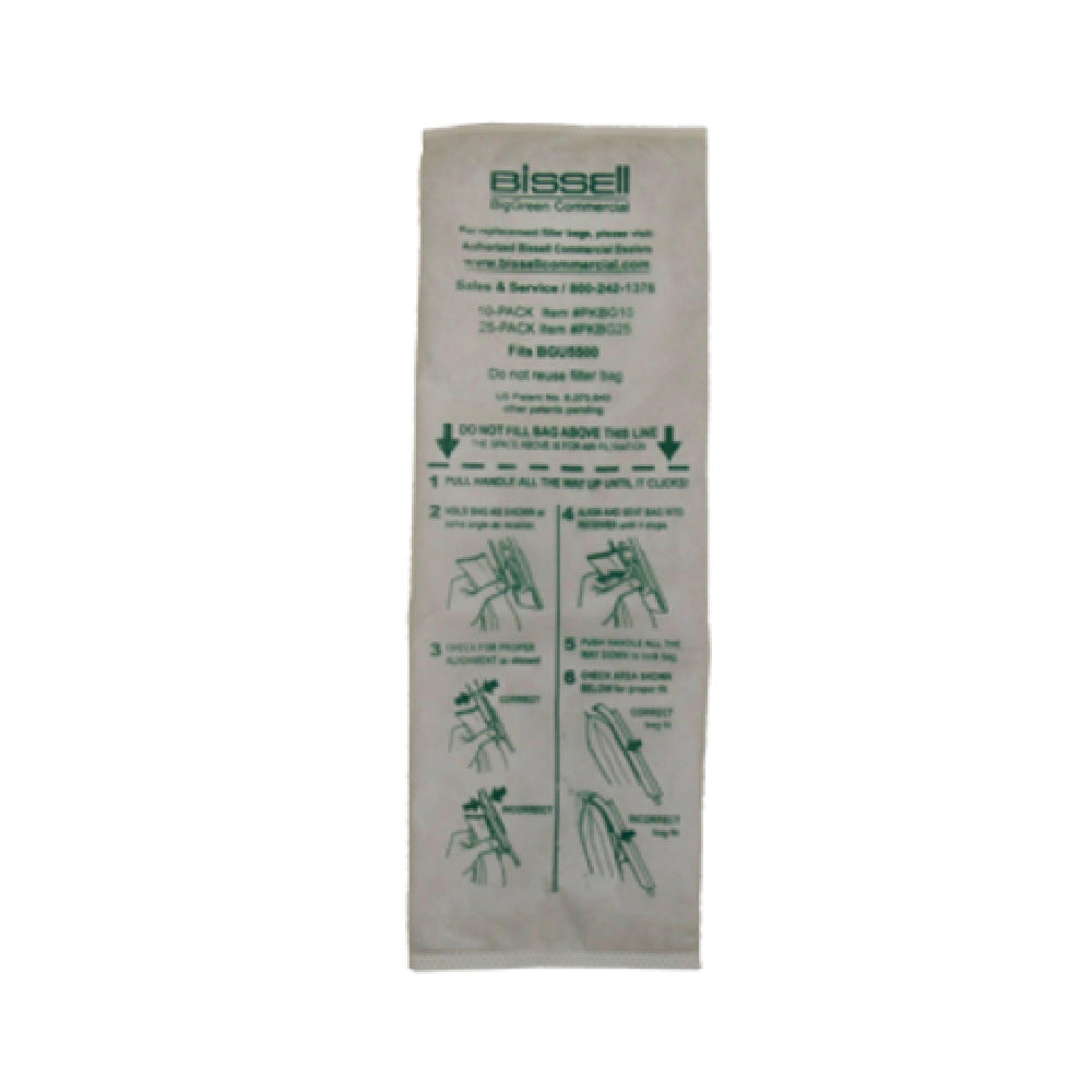 Bissell PKBG25 Vacuum Cleaner Bags For Model BGU5500 (pack Of 25)