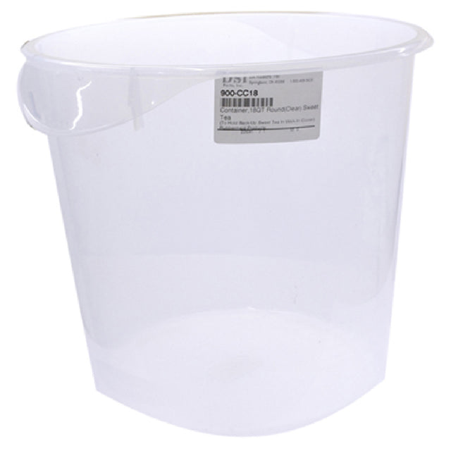 Rubbermaid FG572724CLR Container 18qt Round (clear) Sweet Tea