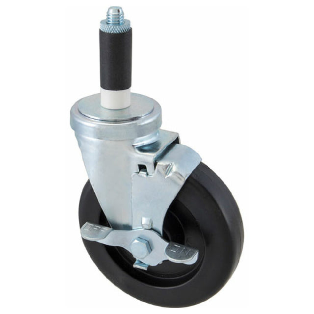 AllPoints 8405446 Caster Stem(5"od W/brake Black