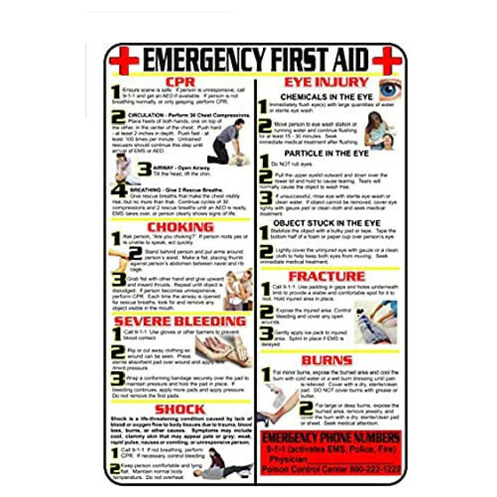 AllPoints 8408499 Poster First Aid/chokin G (11" X17")