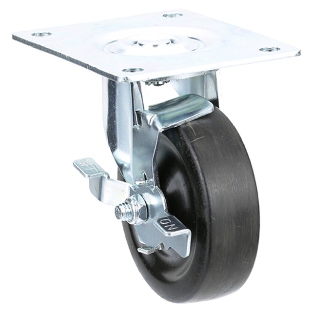 TRUE 830217 Caster W/ Brake Plate Swivel 4"