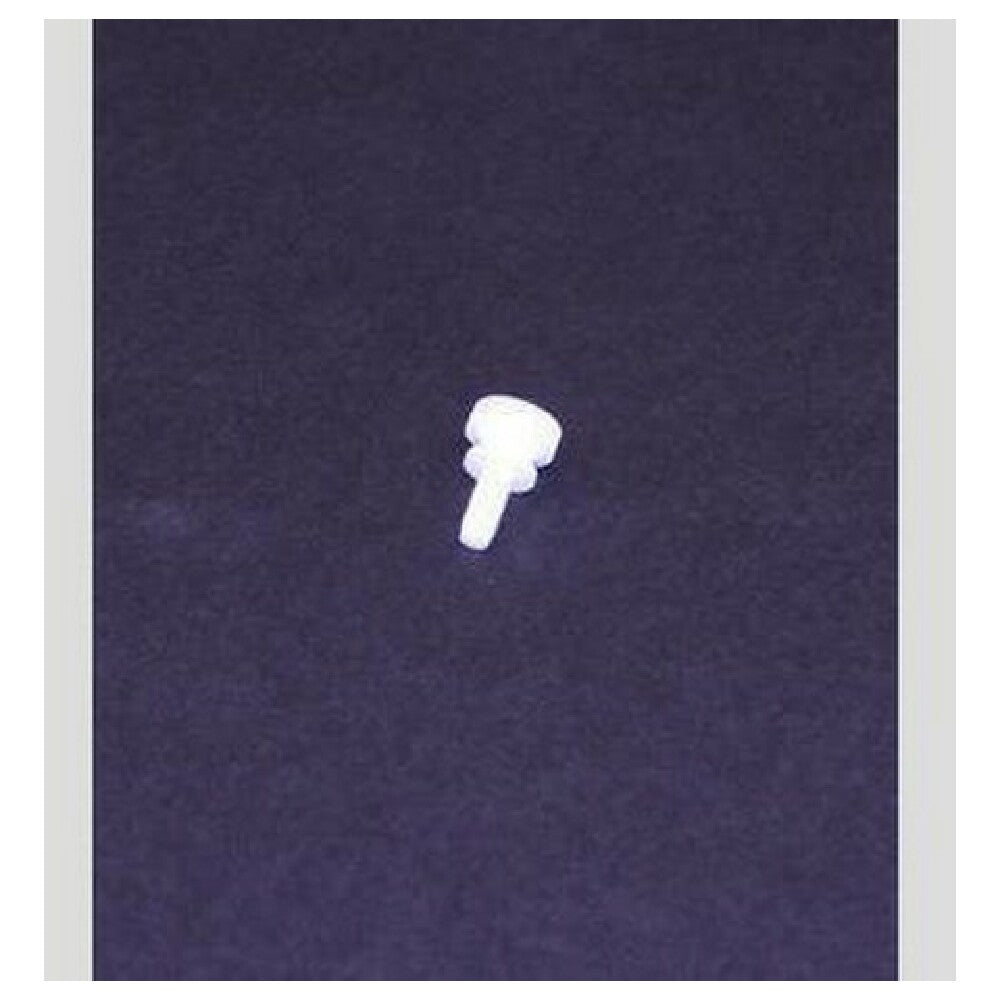 TRUE 927711 Screw 8 32 X 3/8 Knurl Hd Wht Nylon