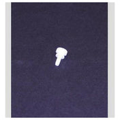 TRUE 927711 Screw 8 32 X 3/8 Knurl Hd Wht Nylon
