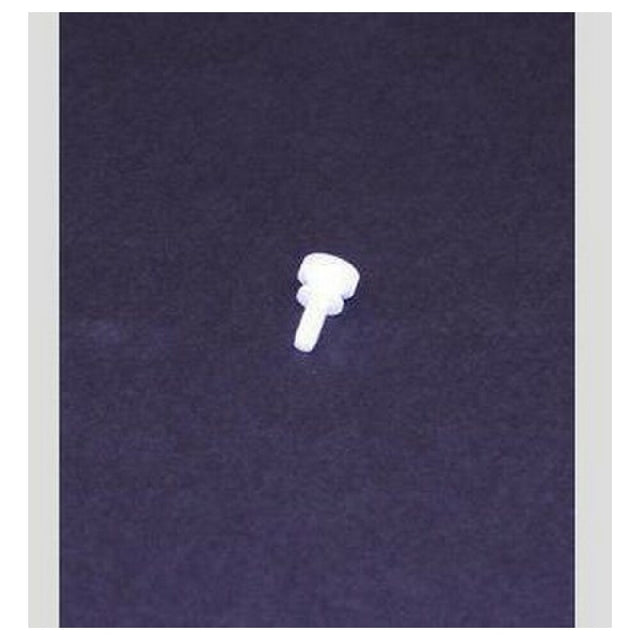 TRUE E927711 Screw 8 32 X 3/8 Knurl Hd Wht Nylon