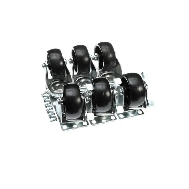 Nor-Lake 160621 Caster Kit Plate Type ( Set Of