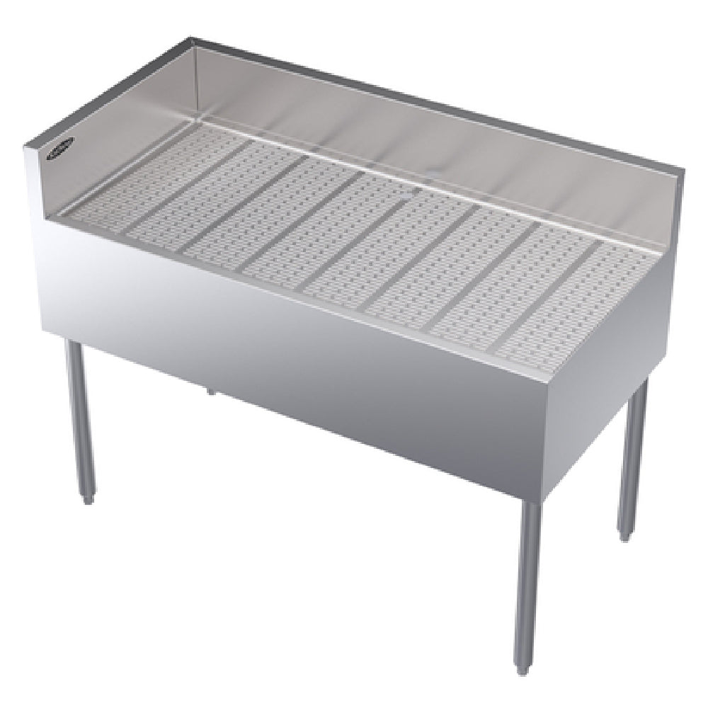 Krowne KR24-C48L Royal Series Underbar Corner Drainboard Free Standing 48"W X 24"D X 36-1/2"H O.A.