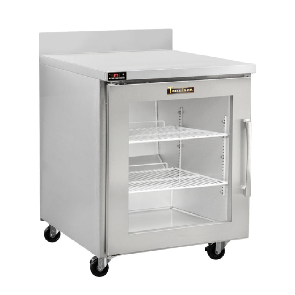 Traulsen CLUC-27R-GD-WTR - Dealer's Choice CLUC Series Compact Undercounter Refrigerator With Work Top