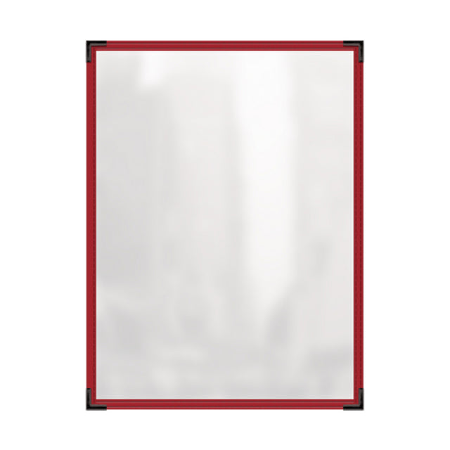 Risch TES 8.5X11-LEATHERETTE Deluxe Sewn Leatherette Menu Cover (specify Color)