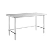 Sapphire Manufacturing SMTEO-1872S Worktable 72"W X 18"D X 35"H 18/430 Stainless Steel