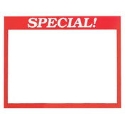 Hubert 62734 - Sign Card, "Special" Imprinted, 5-1/2" X 3-1/2"