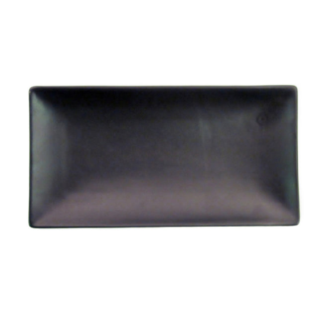 CAC China 666-13-BLK Japanese Style Platter 11-1/2"L X 6-1/2"W X 1-1/4"H Rectangular